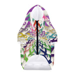 All Cancer Awareness Mandala Print Dog Zip Up Hoodie