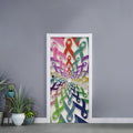 All Cancer Awareness Mandala Print Door Sticker