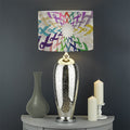 All Cancer Awareness Mandala Print Drum Lamp Shade