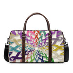 All Cancer Awareness Mandala Print Duffle Bag