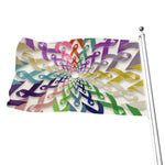 All Cancer Awareness Mandala Print Flag