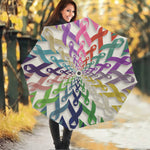 All Cancer Awareness Mandala Print Foldable Umbrella