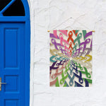 All Cancer Awareness Mandala Print Garden Flag