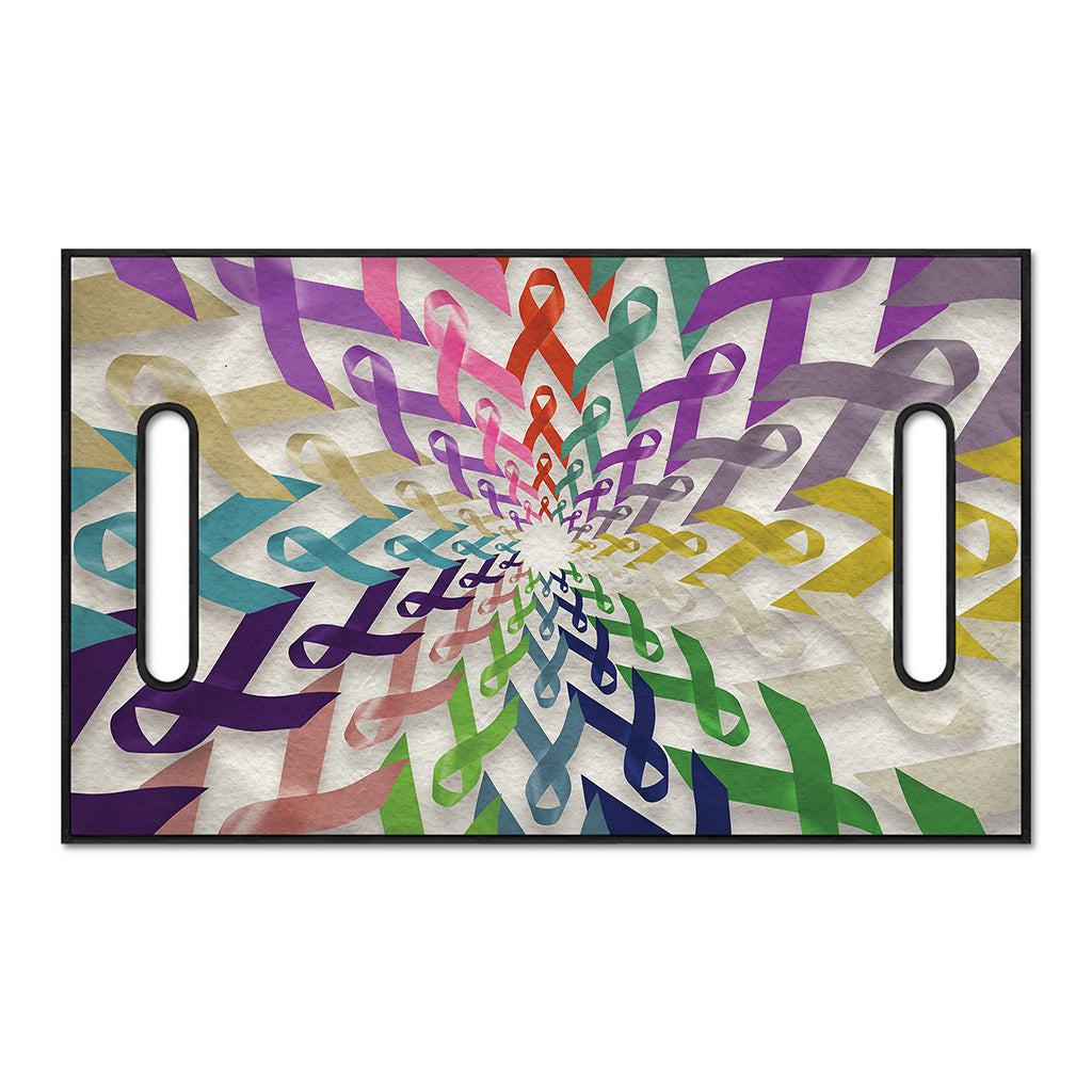 All Cancer Awareness Mandala Print Golf Cart Seat Cover