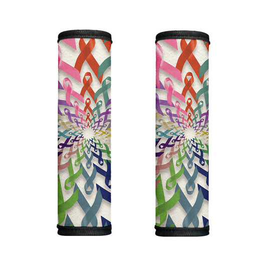 All Cancer Awareness Mandala Print Handle Covers
