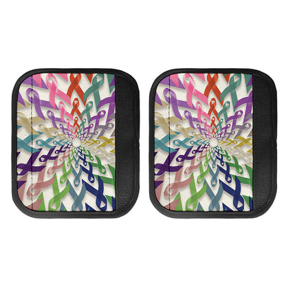 All Cancer Awareness Mandala Print Handle Covers