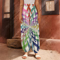 All Cancer Awareness Mandala Print Harem Pants