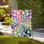 All Cancer Awareness Mandala Print House Flag