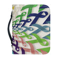 All Cancer Awareness Mandala Print Leather Bible Cover
