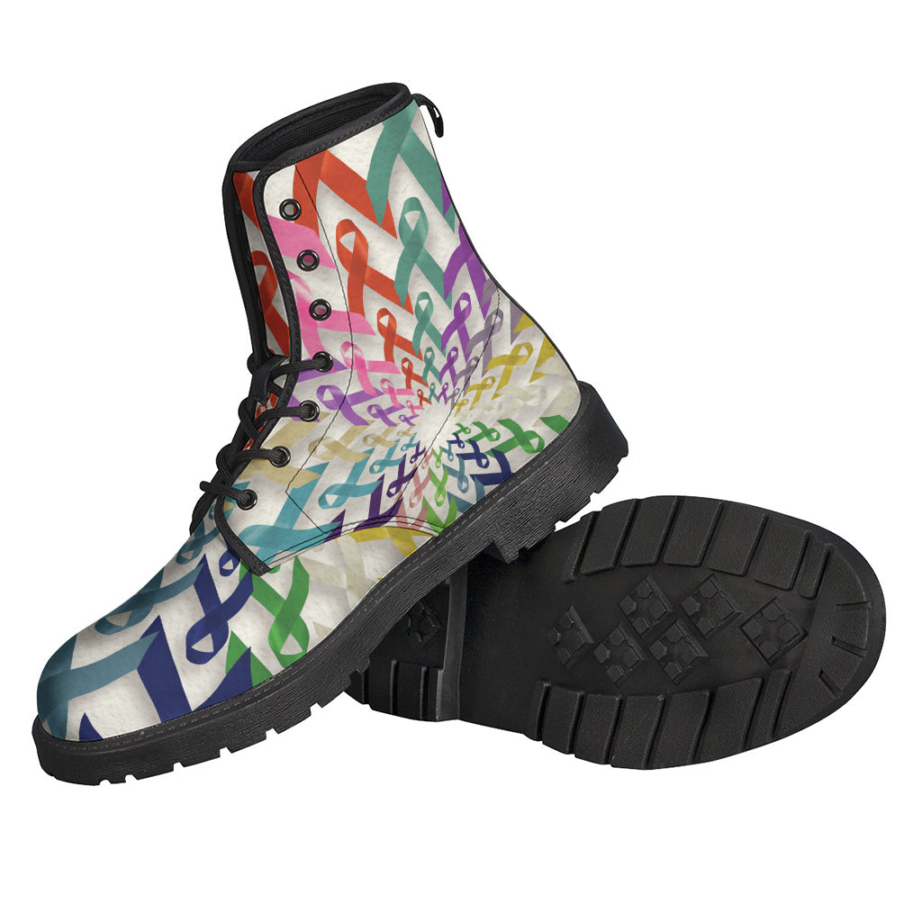 All Cancer Awareness Mandala Print Backpack