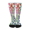 All Cancer Awareness Mandala Print Long Socks
