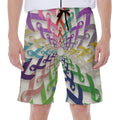 All Cancer Awareness Mandala Print Men's Beach Shorts