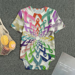 All Cancer Awareness Mandala Print Men's Bodysuit