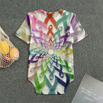 All Cancer Awareness Mandala Print Men's Bodysuit