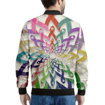 All Cancer Awareness Mandala Print Men's Bomber Jacket