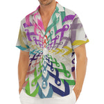 All Cancer Awareness Mandala Print Men's Deep V-Neck Shirt