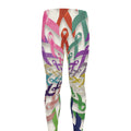 All Cancer Awareness Mandala Print Men's Leggings