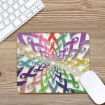 All Cancer Awareness Mandala Print Mouse Pad
