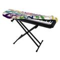 All Cancer Awareness Mandala Print Piano Keyboard Cover
