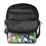 All Cancer Awareness Mandala Print Rectangular Crossbody Bag