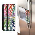 All Cancer Awareness Mandala Print Refrigerator Handle Covers