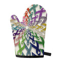 All Cancer Awareness Mandala Print Single Oven Mitt