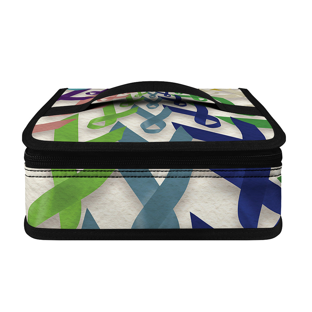 All Cancer Awareness Mandala Print Small Lunch Bag