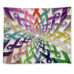 All Cancer Awareness Mandala Print Tapestry