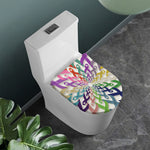 All Cancer Awareness Mandala Print Toilet Lid Cover