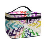All Cancer Awareness Mandala Print Travel Makeup Bag