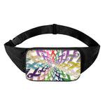 All Cancer Awareness Mandala Print Waist Bag