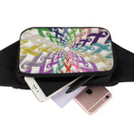 All Cancer Awareness Mandala Print Waist Bag