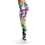 All Cancer Awareness Mandala Print Women's Leggings