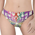 All Cancer Awareness Mandala Print Women's Thong