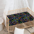 All Cancer Awareness Pattern Print Baby Crib Sheet