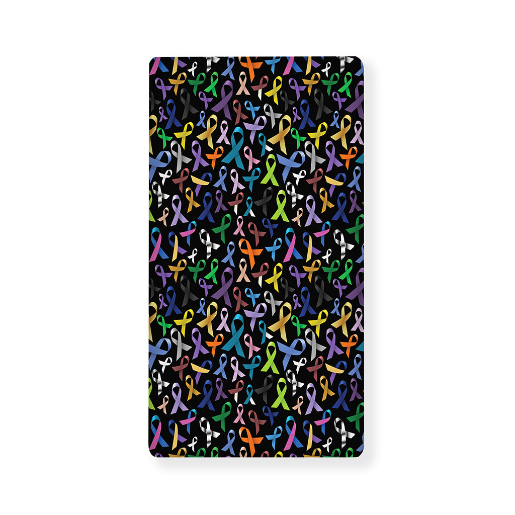 All Cancer Awareness Pattern Print Baby Crib Sheet