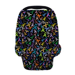 All Cancer Awareness Pattern Print Baby Seat Cover