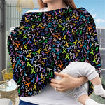 All Cancer Awareness Pattern Print Baby Seat Cover