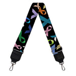 All Cancer Awareness Pattern Print Bag Strap