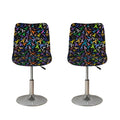 All Cancer Awareness Pattern Print Bar Stool Covers