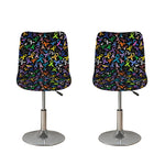 All Cancer Awareness Pattern Print Bar Stool Covers