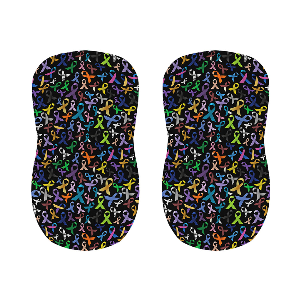 All Cancer Awareness Pattern Print Bar Stool Covers