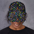 All Cancer Awareness Pattern Print Baseball Cap