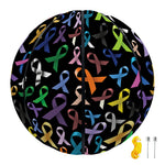 All Cancer Awareness Pattern Print Basketball