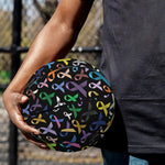 All Cancer Awareness Pattern Print Basketball