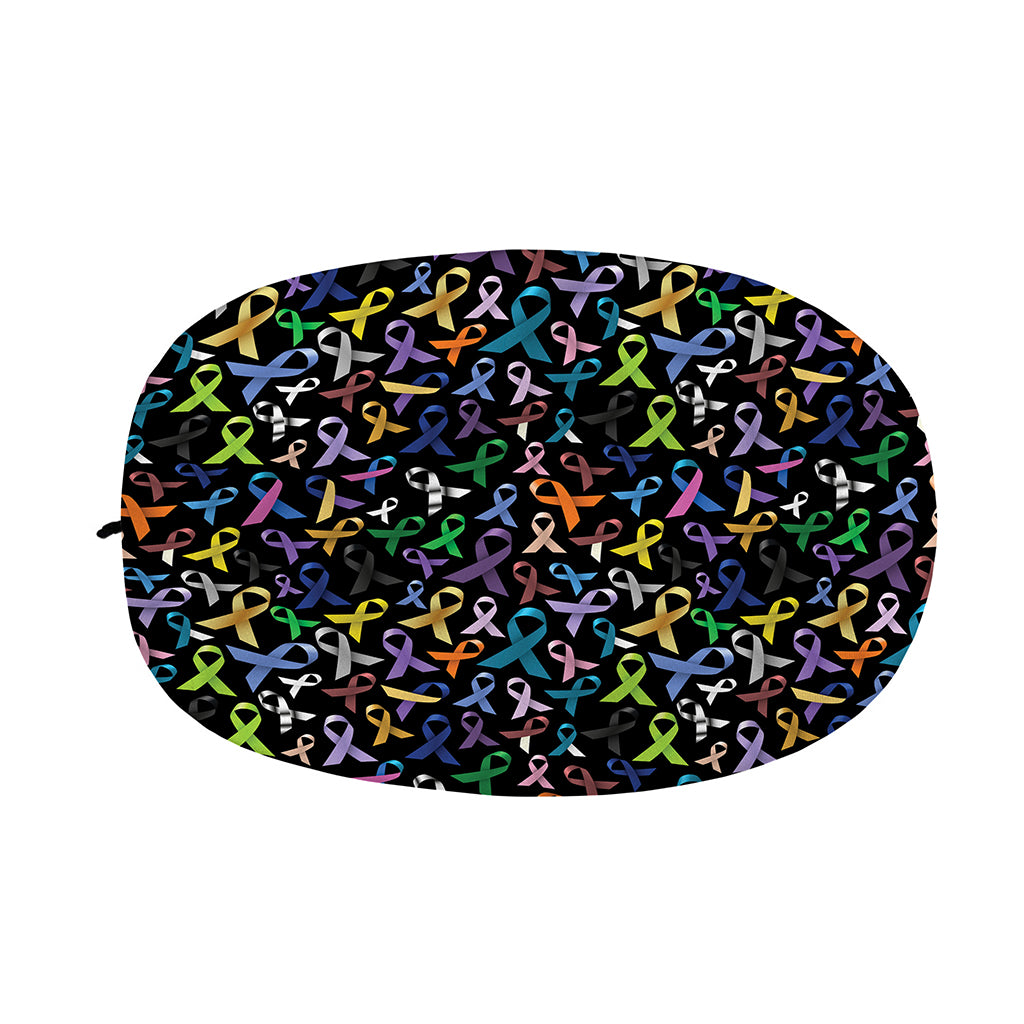 All Cancer Awareness Pattern Print Car Side Mirror Covers