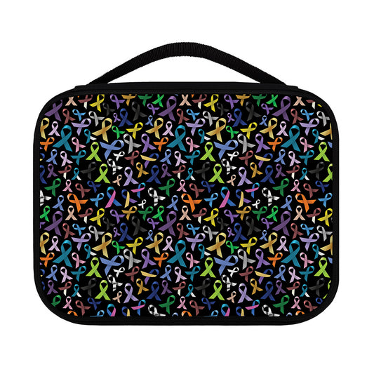 All Cancer Awareness Pattern Print Classic Bible Case