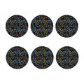 All Cancer Awareness Pattern Print Coaster Set