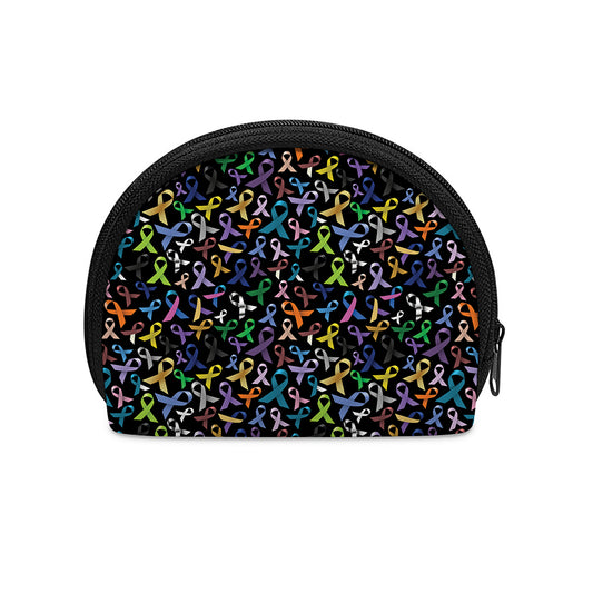 All Cancer Awareness Pattern Print Coin Purse