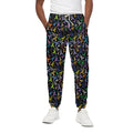 All Cancer Awareness Pattern Print Cotton Sweatpants